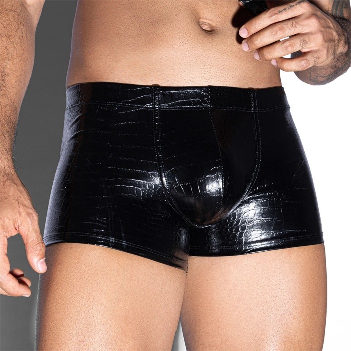 Boxeri Barbati Snake Effect, Negru, S/M