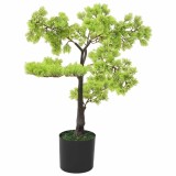 Cumpara ieftin Bonsai chiparos artificial cu ghiveci, verde, 60 cm