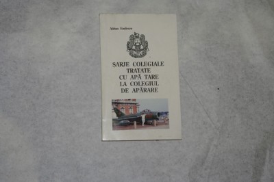 Sarje colegiale tratate cu apa tare la Colegiul de aparare - Adrian Enulescu foto