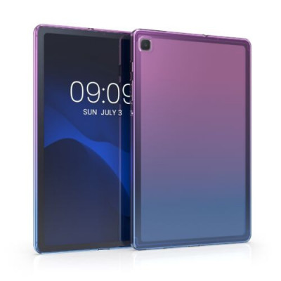 Husa pentru tableta Samsung Galaxy Tab S6 Lite (2022), Kwmobile, Violet/Albastru, Silicon, 52242.03 foto