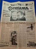 Ziarul cotidianul 4 ianuarie 1993 - mesajul regelui mihai catre tara