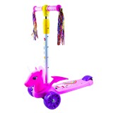 Trotineta, roti silicon, cu led &ndash; Unicorn