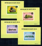 Haute Volta 1973 - Locomotive, colite nedantelate DELUXE