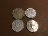 lot monede Cehoslovacia 10 Haleru anul 1978, 1982, 1986 si 50 Haleru 1978 !
