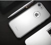 Husa iPhone 7 IPAKY Office Style Hybrid Protectie Completa, Anti-zgarieturi, Argintiu
