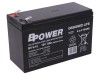 Baterie Plumb-Acid AGM 12V 9Ah BPOWER, Zero Mentenanta, Acumulator UPS 48W