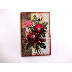 magnet frigider cu buchet de trandafiri 35920