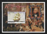 Grenada 1996-Batalia de la Trafalgar,,colita,dant.MNH,Mi.Bl.430, Militar, Nestampilat