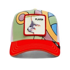 Sapca Goorin Brothers trucker double-or-nothing rosu - Cod 72902 foto