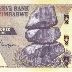 Bancnota Zimbabwe 100 Dolari 2020 (2022) - PNew UNC