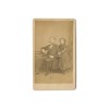 Generalul Emanoil Florescu și fiica sa, fotografie tip carte-de-visite, atelier F. Duschek