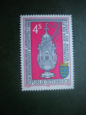 HOPCT TIMBRE MNH 628 EXPOZITIA BENEDICTINA SEITENSTETTEN 1988 -1 VAL AUSTRIA