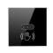 Intrerupator inteligent cu infrarosu, Tuya, Life Smart, Wi-Fi, fara nul, 1 canal, 16A, sticla securizata, Negru , @SmartWIz smw78