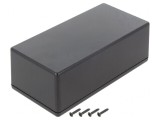 Carcasă universală neagră ABS 85,5x170x60,5mm