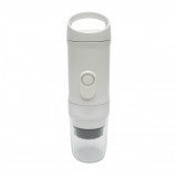 Aparat de cafea portabil 12V/100W, baterie litiu 9600 mAh, presiune 20 bar, rezervor apa 60-80ml, ceasca 300ml, capsule Nespresso, Dolce Gusto, cafea