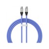CABLU alimentare si date Baseus CoolPlay, Fast Charging Data Cable pt. smartphone, USB Type-C la USB Type-C 100W, 1m, albastru &quot;CAKW000203&quot; (timbru ve