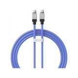 CABLU alimentare si date Baseus CoolPlay, Fast Charging Data Cable pt. smartphone, USB Type-C la USB Type-C 100W, 1m, albastru &amp;quot;CAKW000203&amp;quot;