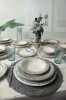 Keramika Set de vesela - Deep Green Assos - 24 bucăți - 6 persoane - Stoneware