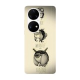 Husa compatibila cu Huawei P40 Pro model Squirtle evolutions Tenebrism Style, Silicon, TPU, Viceversa, Transparent, Carcasa