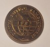 Plic, Moneda, Timbru, Turcia, Turkey 100 Lira 1982, KM#951, comemorativa, Europa