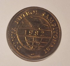 Plic, Moneda, Timbru, Turcia, Turkey 100 Lira 1982, KM#951, comemorativa