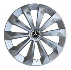 Set 4 Capace Roti Autohelix MSA&reg;, potrivite jantelor de R15, pentru Mercedes-Benz, model fame cromat