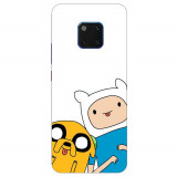 Husa compatibila cu Huawei Mate 20 Pro Silicon Gel Tpu Model Finn and Jake Tongues