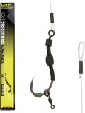 Montura Crap Carp Academy Spinner Rig Fat Crank Nr.4, 14cm, Fluorocarbon, 1buc/pac