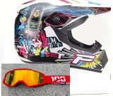 Cumpara ieftin Casca Moto Atv Cross Enduro Downhill + Ochelari 100% ,marimi disponibile XS si S