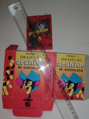 LOT 2 AM,BALAJE / ETICHETE / PACHETE VECHI CIOCOLATA - ROMANESTI foto