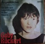 Disc Vinil 7 # Gaby R&uuml;ckert &lrm;&ndash; Augenblicke - AMIGA &lrm;&ndash; 4 56 580