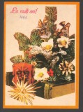 CPIB 16395 FELICITARE - &quot;LA MULTI ANI!&quot; CARTE CU UN ARANJAMENT FLORAL