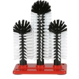 Set perii spălare pahare GR-2 2x18cm + 1x24cm pentru bere albă 0.5l