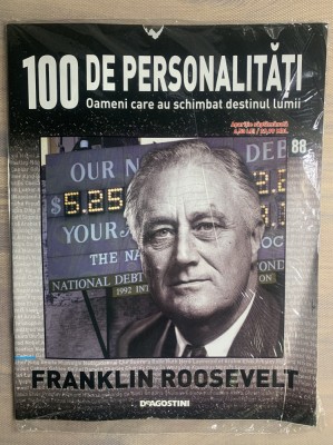 Revista 100 de personalități Franklin Roosevelt nr.88 foto
