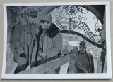 LIVIU CIULEI si VICTOR REBENGIUC IN FILMUL &#039; PADUREA SPANZURATILOR &#039; , FOTOGRAFIE DE PRESA , 1964