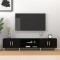vidaXL Comodă TV, negru, 180x31,5x40 cm, lemn prelucrat 816257