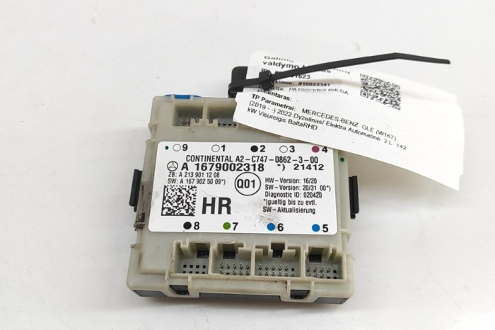 Modul de control ușă dreapta spate MERCEDES-BENZ GLE W167 2022 OEM: A1679002318,A2139011208,A1679025009,A2C7470862300 29501623