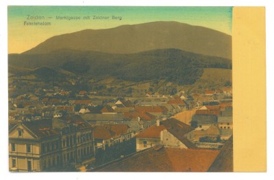 5526 - CODLEA, Brasov, Panorama, Romania - old postcard - unused foto