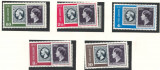 Luxemburg 1952 Mi 490/94 MNH - 100 de ani de timbre, Nestampilat