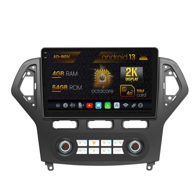 Navigatie Ford Mondeo (2007-2010) Clima Automata, Android 13, V-Octacore 4GB RAM + 64GB ROM, 10.36 Inch - AD-BGV10004+AD-BGRKIT127 foto