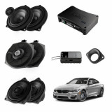 Pachet sistem audio Plug&amp;amp;Play Audison dedicat BMW K4E X4M + Amplificator AP 8.9bit 520W + Conectica dedicata