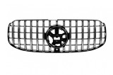 Grila tip GT crom/negru potrivita pentru Mercedes GLS X167 2020-2023 pentru bara de protectie frontala design 63 A Performance AutoTuning