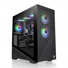 Carcasa Thermaltake Divider 370 Tempered Glass aRGB neagra