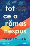 Tot ce a ramas nespus - Tracey Lien
