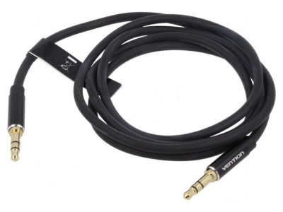 Cablu Audio Jack 3,5mm 3pin Aurit 1m foto