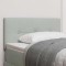 vidaXL Tăblie cap Pe perete cu headboard Gri deschis 80 cm Catifea 42007118