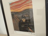 Cumpara ieftin EDVARD MUNCH, CROMOLITOGRAFIE &rdquo;DISPERARE&rdquo;- INRAMATA SEMNATA NUMEROTATA 137/250