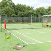 Plasa de tenis, negru si rosu, 600x100x87 cm, poliester GartenMobel Dekor, vidaXL