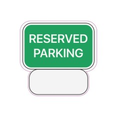Abtibild &quot;RESERVED PARKING&quot; Cod: TAG 030 / T2 Automotive TrustedCars