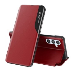 Husa Samsung Galaxy A54 Eco Leather View flip tip carte, rosu foto